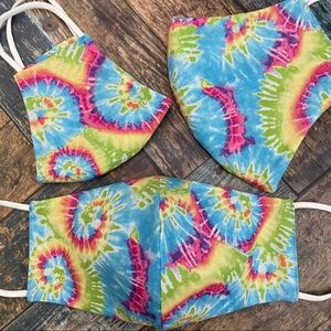 Cloth Face Mask - Tie Dye Swirls
